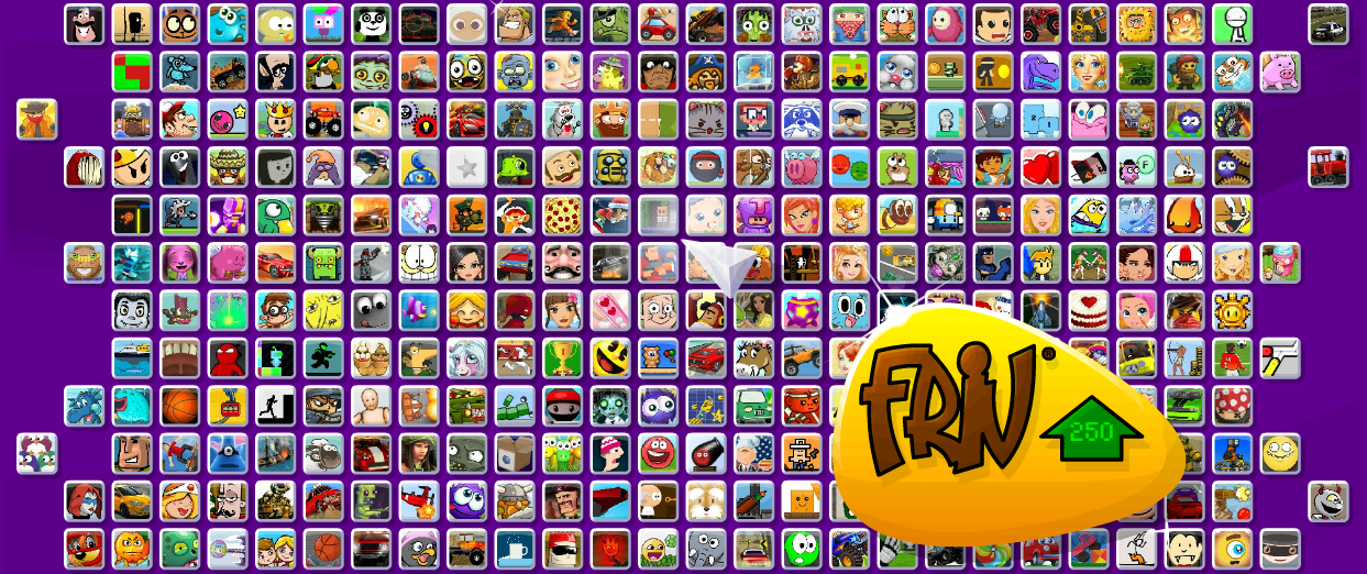 The Old Friv Menu Design