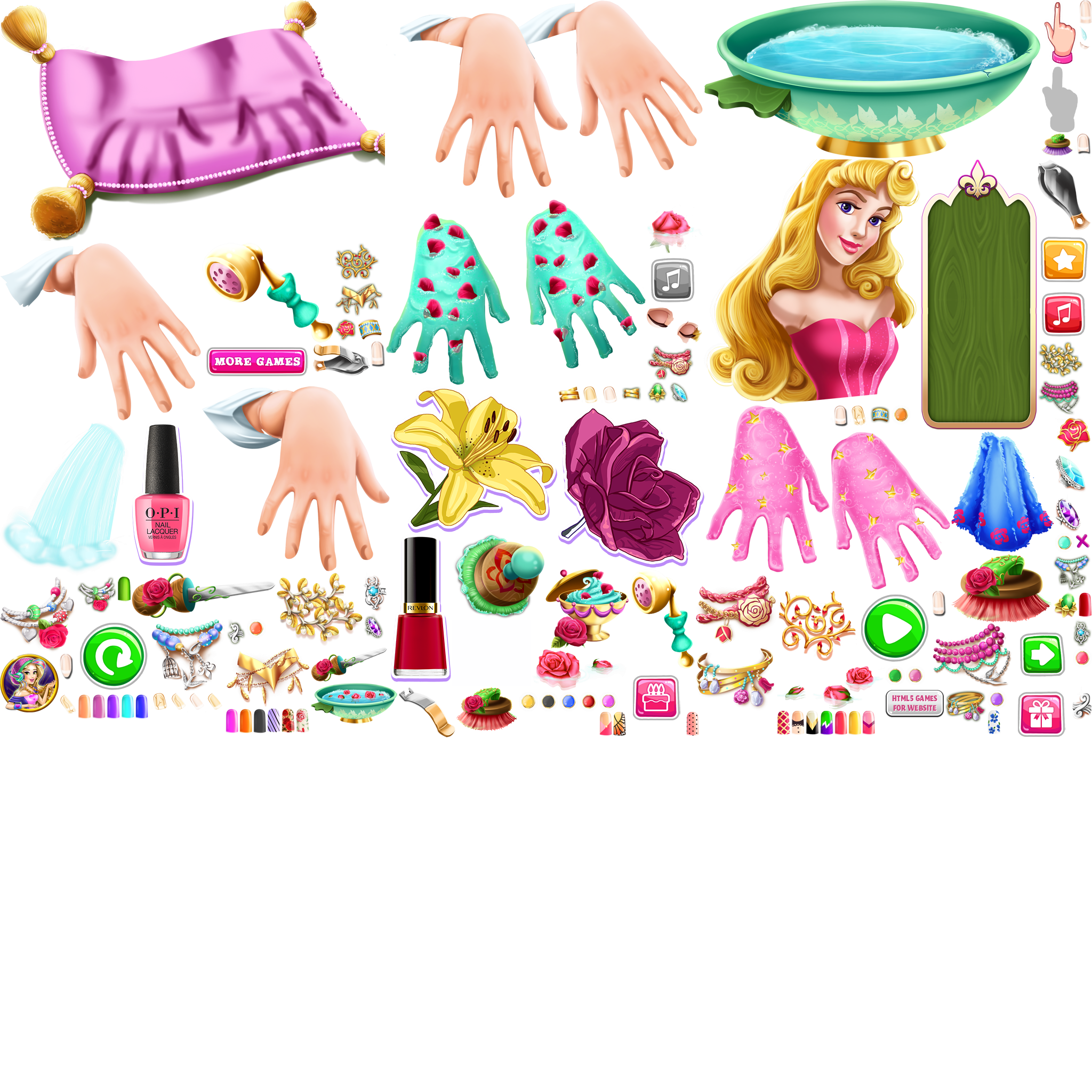 Sleeping Princess Nails Spa | No Ads | Play At Friv® 🕹️